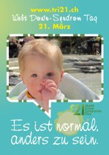 Poster zum Welt Down-Syndrom Tag 2012