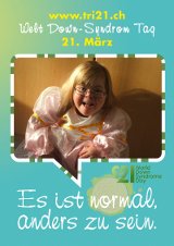 Poster zum Welt Down-Syndrom Tag 2012