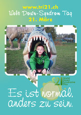 Poster zum Welt Down-Syndrom Tag 2012