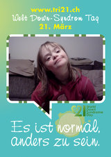 Poster zum Welt Down-Syndrom Tag 2012