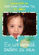 Poster zum Welt Down-Syndrom Tag 2012