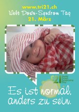 Poster zum Welt Down-Syndrom Tag 2012