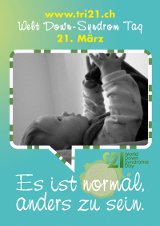 Poster zum Welt Down-Syndrom Tag 2012