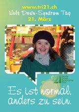 Poster zum Welt Down-Syndrom Tag 2012