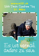 Poster zum Welt Down-Syndrom Tag 2012