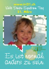 Poster zum Welt Down-Syndrom Tag 2012