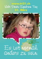 Poster zum Welt Down-Syndrom Tag 2012