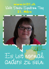 Poster zum Welt Down-Syndrom Tag 2012
