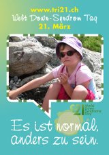 Poster zum Welt Down-Syndrom Tag 2012