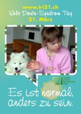 Poster zum Welt Down-Syndrom Tag 2012