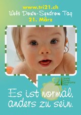 Poster zum Welt Down-Syndrom Tag 2012