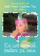 Poster zum Welt Down-Syndrom Tag 2012