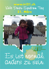 Poster zum Welt Down-Syndrom Tag 2012