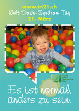 Poster zum Welt Down-Syndrom Tag 2012