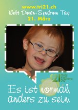 Poster zum Welt Down-Syndrom Tag 2012