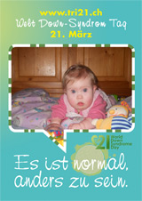 Poster zum Welt Down-Syndrom Tag 2012