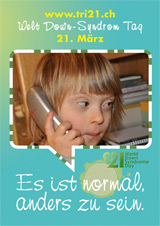 Poster zum Welt Down-Syndrom Tag 2012