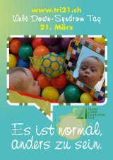 Poster zum Welt Down-Syndrom Tag 2012