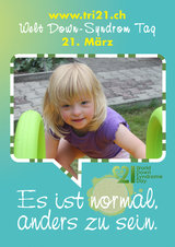 Poster zum Welt Down-Syndrom Tag 2012