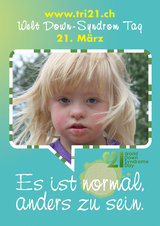 Poster zum Welt Down-Syndrom Tag 2012