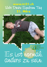 Poster zum Welt Down-Syndrom Tag 2012