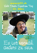 Poster zum Welt Down-Syndrom Tag 2012