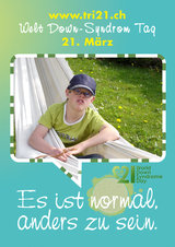Poster zum Welt Down-Syndrom Tag 2012