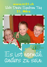 Poster zum Welt Down-Syndrom Tag 2012