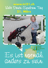 Poster zum Welt Down-Syndrom Tag 2012