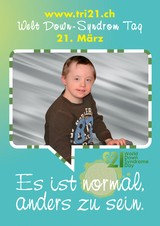 Poster zum Welt Down-Syndrom Tag 2012