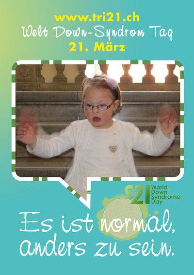 Poster zum Welt Down-Syndrom Tag 2012