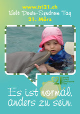 Poster zum Welt Down-Syndrom Tag 2012