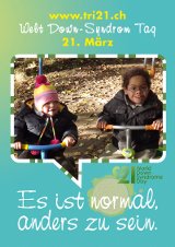 Poster zum Welt Down-Syndrom Tag 2012