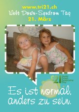 Poster zum Welt Down-Syndrom Tag 2012