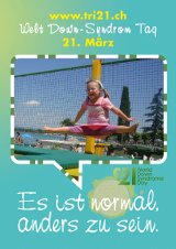 Poster zum Welt Down-Syndrom Tag 2012