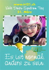 Poster zum Welt Down-Syndrom Tag 2012