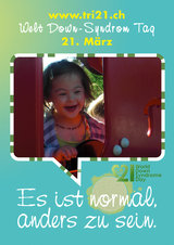 Poster zum Welt Down-Syndrom Tag 2012