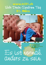 Poster zum Welt Down-Syndrom Tag 2012