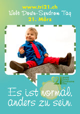 Poster zum Welt Down-Syndrom Tag 2012