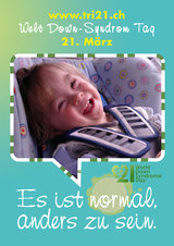 Poster zum Welt Down-Syndrom Tag 2012