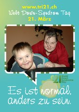 Poster zum Welt Down-Syndrom Tag 2012