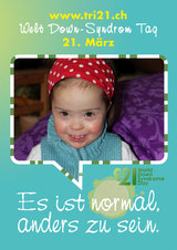 Poster zum Welt Down-Syndrom Tag 2012