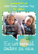 Poster zum Welt Down-Syndrom Tag 2012