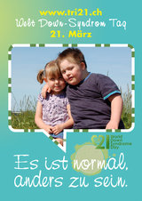 Poster zum Welt Down-Syndrom Tag 2012