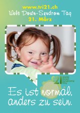 Poster zum Welt Down-Syndrom Tag 2012