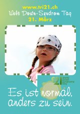 Poster zum Welt Down-Syndrom Tag 2012