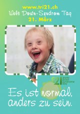 Poster zum Welt Down-Syndrom Tag 2012
