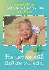 Poster zum Welt Down-Syndrom Tag 2012