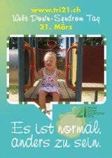 Poster zum Welt Down-Syndrom Tag 2012