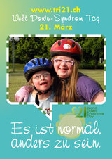 Poster zum Welt Down-Syndrom Tag 2012